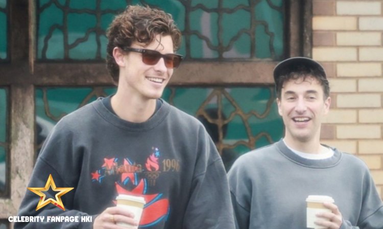 Shawn Mendes sai para almoçar com um amigo em Los Angeles