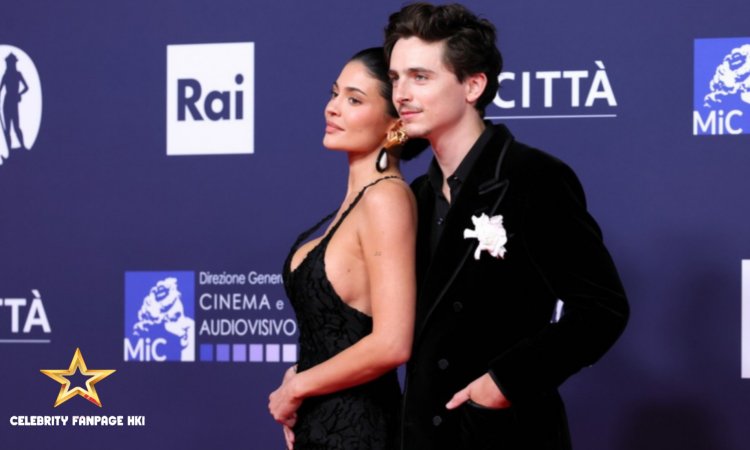 Kylie Jenner e Timothee Chalamet fazem estreia no tapete vermelho como um casal durante evento na Itália