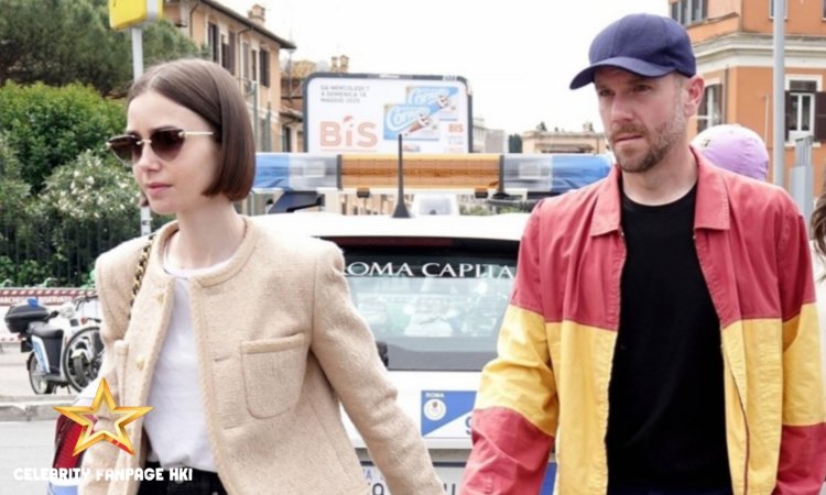 Lily Collins e o marido Charlie McDowell de mãos dadas em uma partida de tênis na Itália!