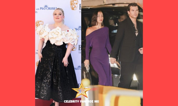 Nicola Coughlan e Luke Newton, de Bridgerton (junto com a namorada Antonia Roumelioti) comparecem ao BAFTA TV Awards 2025!