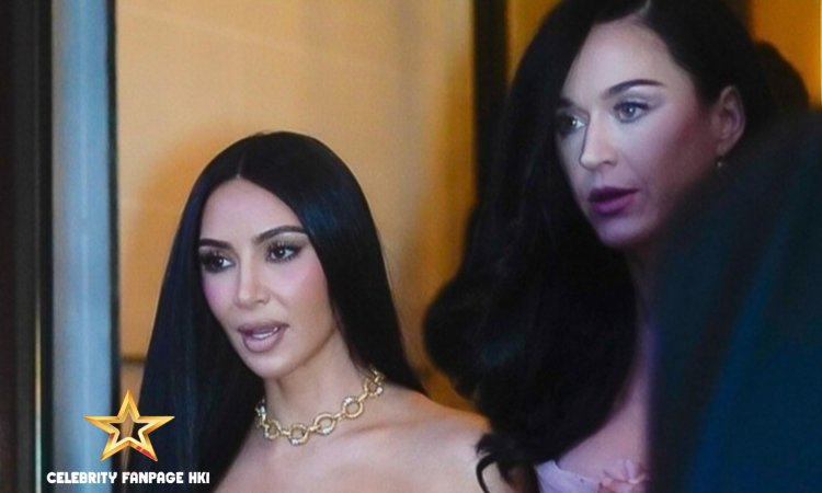 Katy Perry é vista saindo com Kim Kardashian e amigos em Paris durante breve pausa da turnê 'Lifetimes'