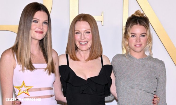 Julianne Moore Anda no Tapete Vermelho com Meghann Fahy & Milly Alcock para 'Sirens' NYC Premiere!