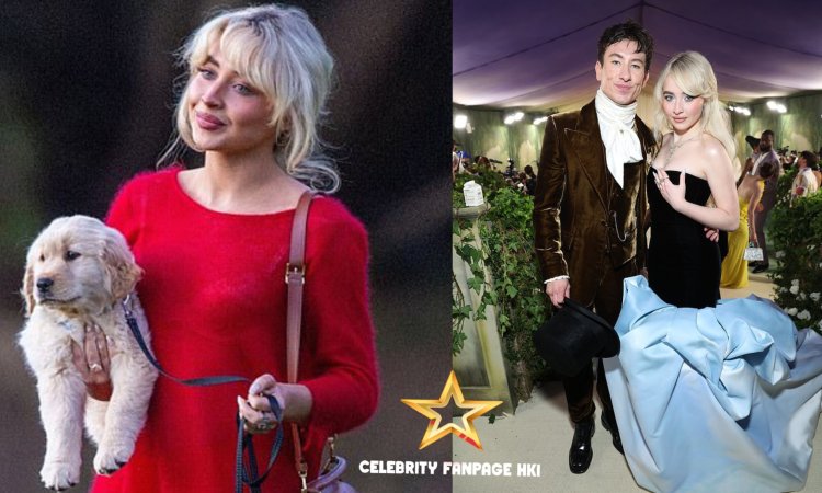 Sabrina Carpenter dá as boas-vindas a um novo membro da família... seis meses após a separação de Barry Keoghan