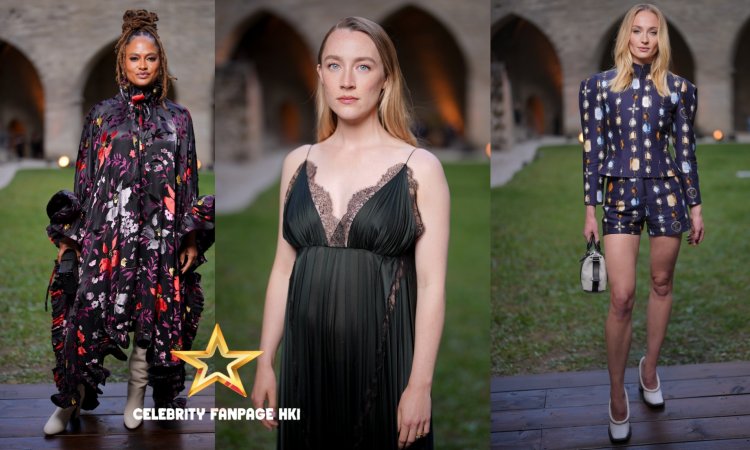 Fotos das celebridades na primeira fila do desfile Louis Vuitton Cruise 2026