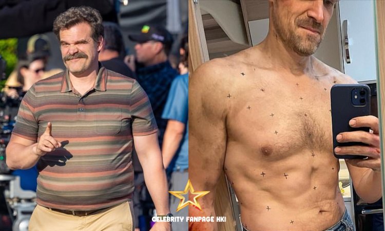 David Harbour traz de volta seu visual de 'corpo de pai' para nova série da HBO após transformação dramática na perda de peso