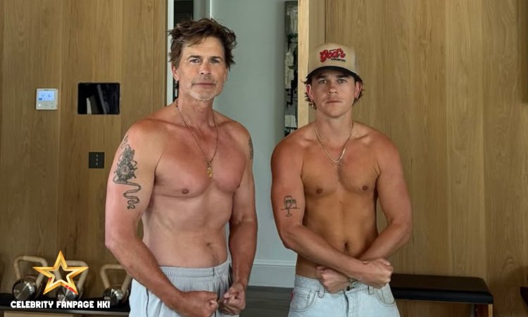 Rob Lowe & John Owen Mostram Seus Músculos em Novo Ginásio Sem Camisas