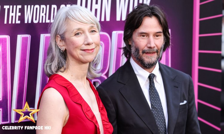 A namorada de Keanu Reeves, Alexandra Grant, usou um anel de diamante na estreia de Ballerina
